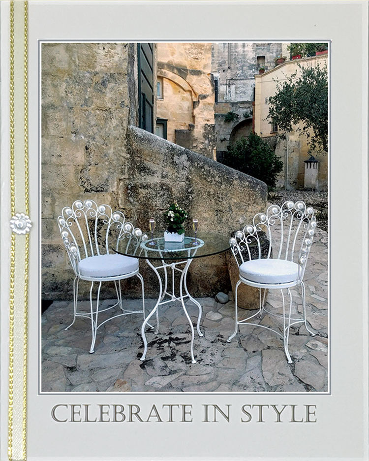 Celebrate in Style greeting card. Photography by Kathryn Hanson, ShutteredEye.