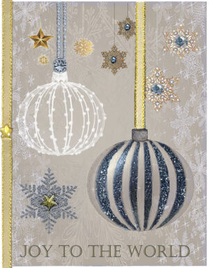 Winter Globes greeting card. Design by Kathryn Hanson, ShutteredEye.