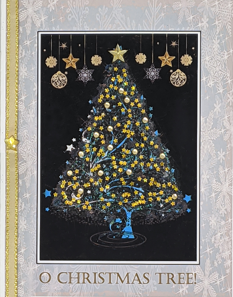 O Christmas Tree greeting card. Design by Kathryn Hanson, ShutteredEye.
