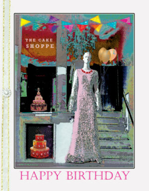 The Cake Shoppe greeting card by Kathryn Hanson, ShutteredEye.